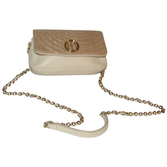 Henri Bendel Buttery Soft Ivory Leather Crossbody - Picture 1 of 12
